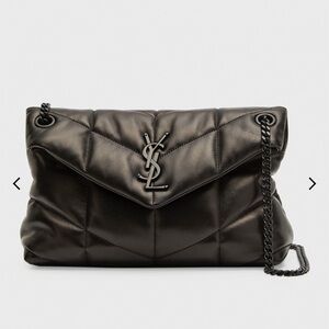 Black Chevron Quilted bag